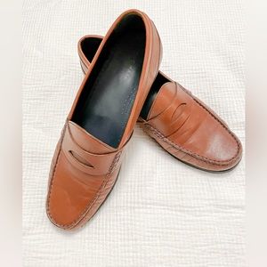 Cole Haan Penny Loafer in British Tan-Scotch Leather (Size 10)
